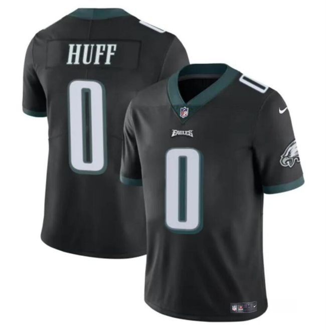 Youth Philadelphia Eagles #0 Bryce Huff Black Vapor Untouchable Limited Stitched Football Jersey